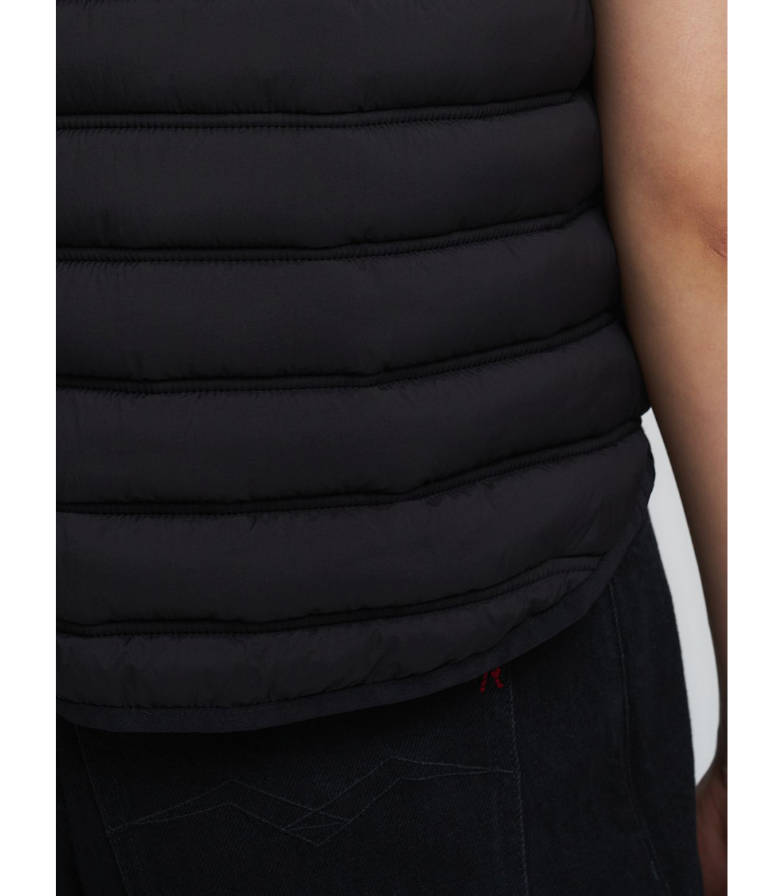 レギュラーフィット・パデッドベスト 詳細画像 ブラック 7